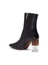 Detail View - Click To Enlarge - NEOUS - 'Hea' cuboid heel leather ankle boots