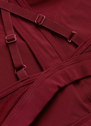 Detail View - Click To Enlarge - PARTICLE FEVER - Cross strap racerback sports bra