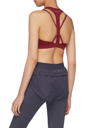 Back View - Click To Enlarge - PARTICLE FEVER - Cross strap racerback sports bra