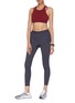 Figure View - Click To Enlarge - PARTICLE FEVER - Cross strap racerback sports bra
