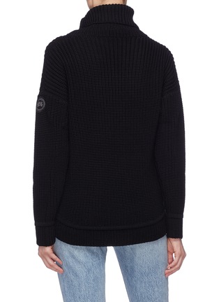 Back View - Click To Enlarge - CANADA GOOSE - 'Williston' Merino wool turtleneck sweater