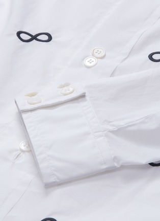  - PRONOUNCE - Infinity symbol embroidered shirt