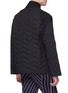  - STAFFONLY - 'Wolfgang' knit panel quilted unisex kimono jacket