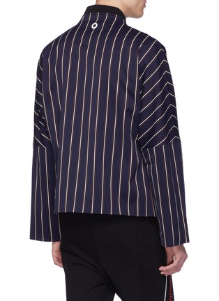  - STAFFONLY - 'Raiden' stripe twill unisex kimono jacket