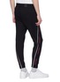  - STAFFONLY - 'Saiki' logo jacquard stripe outseam unisex jogging pants