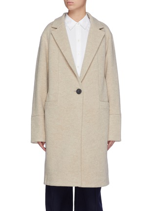 Main View - Click To Enlarge - FFIXXED STUDIOS - Notched lapel wool melton coat