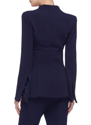 Back View - Click To Enlarge - REBECCA VALLANCE - 'Mimosa' stud hook-and-eye suiting blazer