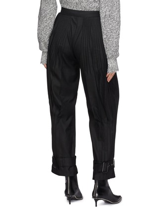 Back View - Click To Enlarge - JINNNN - Buckled pleated pants