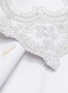 Detail View - Click To Enlarge - PRATESI - Fontana Di Trevi Lace king size duvet set – White/Raw Linen