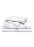 Main View - Click To Enlarge - PRATESI - Fontana Di Trevi Lace king size duvet set – White/Raw Linen