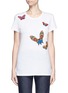 Main View - Click To Enlarge - VALENTINO GARAVANI - Beaded butterfly embroidery T-shirt