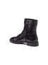 Detail View - Click To Enlarge - STELLA LUNA - Buckled strap leather ankle boots