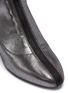 Detail View - Click To Enlarge - STELLA LUNA - Turnlock zip metallic ankle boots