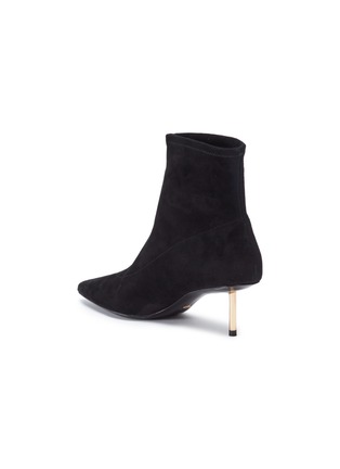 Detail View - Click To Enlarge - STELLA LUNA - Pin heel suede ankle boots