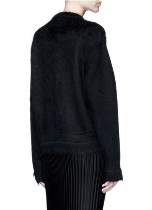 Back View - Click To Enlarge - GIVENCHY - 'LOVE' Mohair-wool sweater