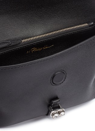 Detail View - Click To Enlarge - 3.1 PHILLIP LIM - 'Hudson' jewelled buckle leather bum bag