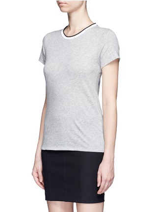 Front View - Click To Enlarge - RAG & BONE - Contrast rib crew neck T-shirt