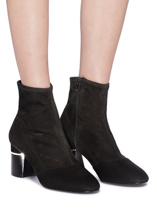 Figure View - Click To Enlarge - 3.1 PHILLIP LIM - 'Drum' suede ankle boots