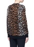 Back View - Click To Enlarge - STELLA MCCARTNEY - Cheetah jacquard wool blend sweater
