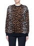 Main View - Click To Enlarge - STELLA MCCARTNEY - Cheetah jacquard wool blend sweater
