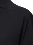 Detail View - Click To Enlarge - VINCE - Ribbed turtleneck crepe top