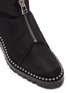Detail View - Click To Enlarge - ALEXANDER WANG - 'Cooper' ball chain trim zip nylon boots