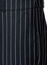 Detail View - Click To Enlarge - GIVENCHY - Pinstripe wool jumpsuit