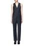 Main View - Click To Enlarge - GIVENCHY - Pinstripe wool jumpsuit