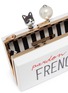 Detail View - Click To Enlarge - CECILIA MA - 'French' bulldog faux pearl charm acrylic box clutch