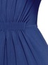 Detail View - Click To Enlarge - STELLA MCCARTNEY - Ruched waist 3/4 sleeve gown