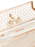 Detail View - Click To Enlarge - CECILIA MA - 'Moon Cage' faux pearl brass clutch