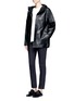 Figure View - Click To Enlarge - THE ROW - 'Dusa' hooded leather coat