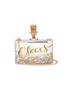 Main View - Click To Enlarge - CECILIA MA - 'Cheers' glitter acrylic box clutch