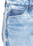 Detail View - Click To Enlarge - 72877 - Distressed washed slim bootcut jeans