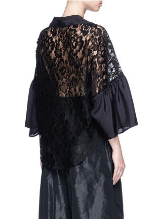 Back View - Click To Enlarge - TOME - Floral lace blouse