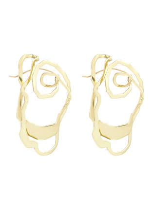Main View - Click To Enlarge - ELLERY - 'Erno' abstract oyster drop earrings
