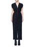 Main View - Click To Enlarge - TOME - Pleated V-neck jumpsuit