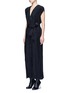 Figure View - Click To Enlarge - TOME - Pleated V-neck jumpsuit
