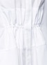Detail View - Click To Enlarge - TOME - Plissé pleated back gathered waist dress