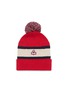 Main View - Click To Enlarge - ISABEL MARANT - 'Halden' pompom colourblock wool knit beanie