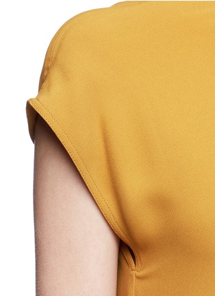 Detail View - Click To Enlarge - TOME - One-shoulder crepe dress