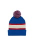 Figure View - Click To Enlarge - ISABEL MARANT - 'Halden' pompom colourblock wool knit beanie