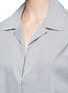 Detail View - Click To Enlarge - TOME - Satin stripe cotton blend blouse