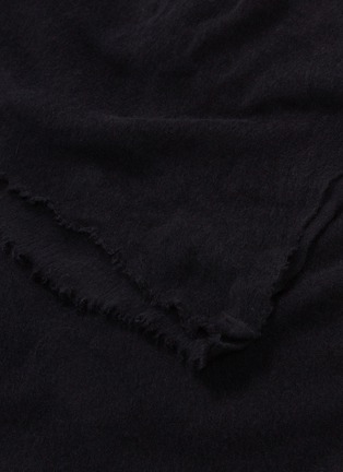 Detail View - Click To Enlarge - ISABEL MARANT - 'Camille' raw edge cashmere scarf