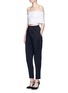 Figure View - Click To Enlarge - ROSETTA GETTY - Pleat front harem pants