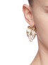 Figure View - Click To Enlarge - ELLERY - 'Classical Scaffolding' baroque pearl hoop earrings