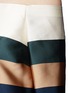 Detail View - Click To Enlarge - ROSETTA GETTY - Off-shoulder stripe silk blend satin dress