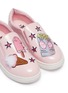Detail View - Click To Enlarge - WINK - 'Ice Cream' patch kids leather skate slip-ons
