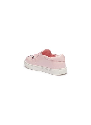 Figure View - Click To Enlarge - WINK - 'Ice Cream' patch kids leather skate slip-ons