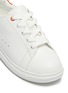Detail View - Click To Enlarge - WINK - 'Popcorn' ball patch colourblock leather kid sneakers